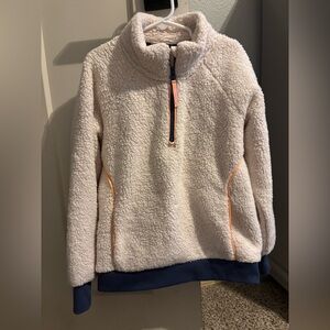 Athleta Girl Cream Sherpa Jacket